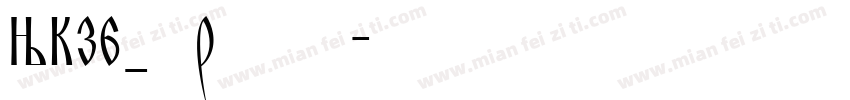 NK36_D Regular字体转换